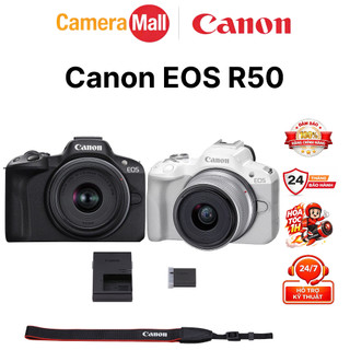 Máy ảnh Canon EOS R50 Kit RF-S 18-45mm F4.5-6.3 IS STM - Chính hãng