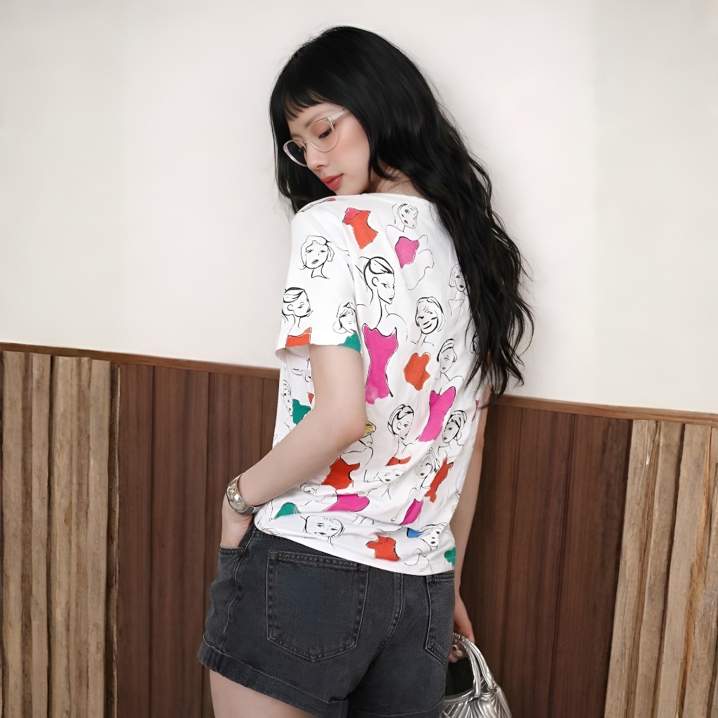 Áo Thun Mirage In Full Thời Trang, Chất Cotton Mềm Mịn, Có Kèm Hình Thật.