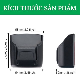 Khay Nhựa Dán Nội Thất Ô Tô Đựng Chìa Khóa Nhỏ Gọn, Chắc Chắn Chất Liệu ABS Cao Cấp
