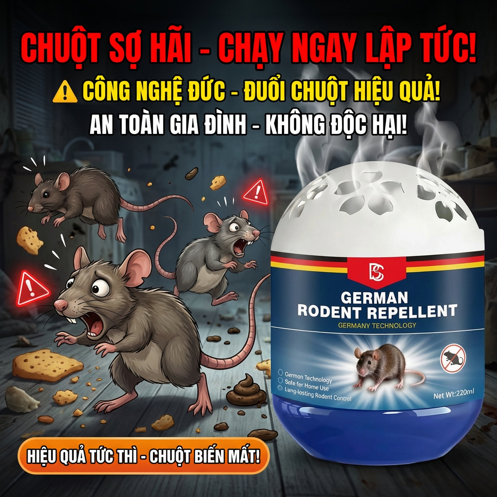 Bẫy chuột mới gel đuổi chuột - thuốc đuổi chuột, mùi xua chuột, phù hợp nhiều khu vực 200ml