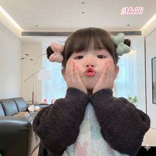 Set 2 kẹp nơ nhồi bông style HQ cho bé