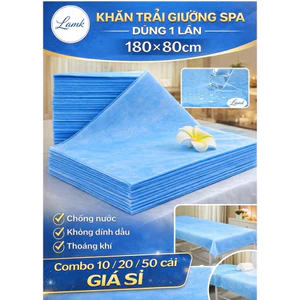COMBO 40/100 KHĂN TRẢI GIƯỜNG SPA DÙNG 1 LẦN,TẤM LÓT TRẢI GIƯỜNG SPA 1 LẦN THOÁNG KHÍ & CHỐNG NƯỚC