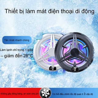 Quạt Tản Nhiệt Điện Thoại T2 - Hút Nam Châm, Làm Lạnh Bán Dẫn Siêu Tốc, Cooler Gaming Live Stream, Chống Giật Lag