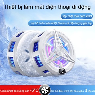 Quạt Tản Nhiệt Điện Thoại T2 - Hút Nam Châm, Làm Lạnh Bán Dẫn Siêu Tốc, Cooler Gaming Live Stream, Chống Giật Lag