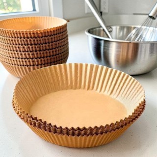Combo 2 set 100 Giấy lót nồi chiên không dầu đường kính 20cm thấm hút mỡ an toàn cho sức khỏe