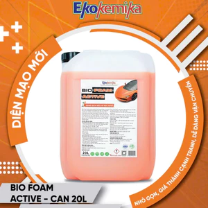 NƯỚC RỬA Ô TÔ XE MÁY BỌT TUYẾT TRUYỀN THỐNG EKOKEMIKA ITALY BIO FOAM ACTIVE - 20L