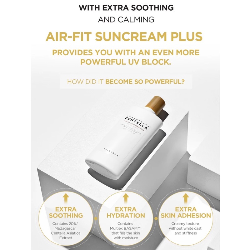 [Hot 2026] Kem Chống Nắng SKIN1004 Air-Fit Plus Thấm Nhanh, Bảo Vệ Da Toàn Diện