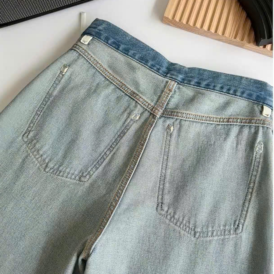 Quần Jean Hot Trend 2026 – Mặc là xinh- Quần Jean Ống suông Nữ HAZEE Chất Denim Mềm Hack Dáng