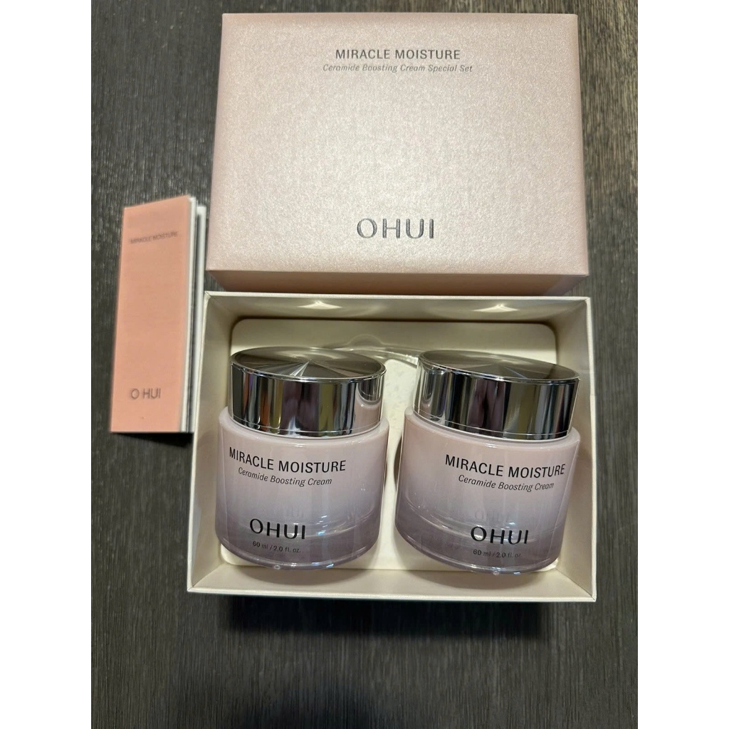 V04_Kem Dưỡng Ẩm OHUI Miracle Moisture Ceramide Boosting Cream - Phục Hồi Da