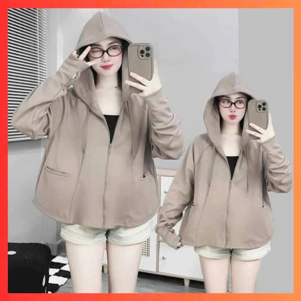 (Freesize) Áo  Khoác Chống Nắng Ngắn Nữ, Chất UMI Hàn Dày Dặn Cản Tia UV Hàng Cao Cấp Mói Nhất