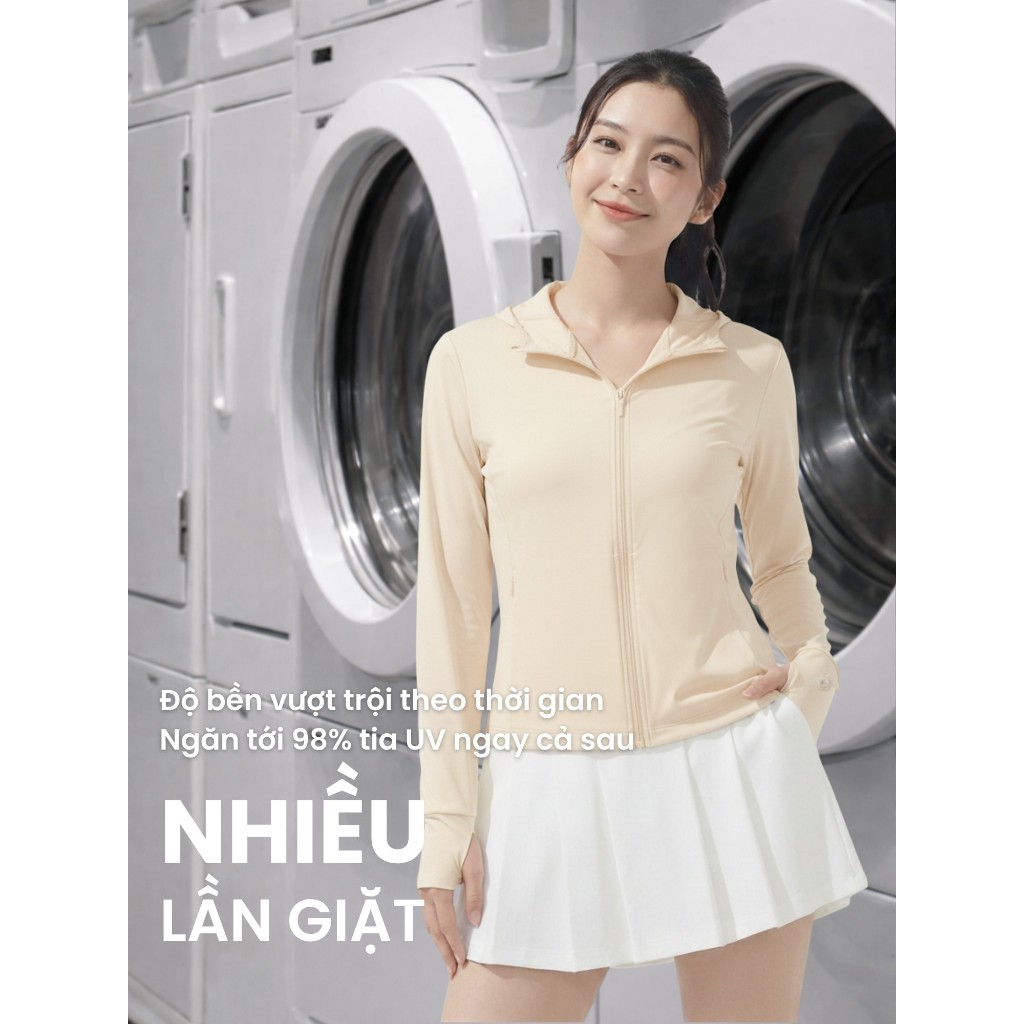 Áo khoác chống nắng TOKYOLIFE SunStop Ice kiểu dáng thời trang, bảo vệ da toàn diện 40003392