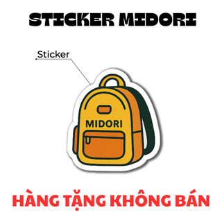 [S2] Sticker Túi Ví Da Xinh Từ Thương Hiệu Midori