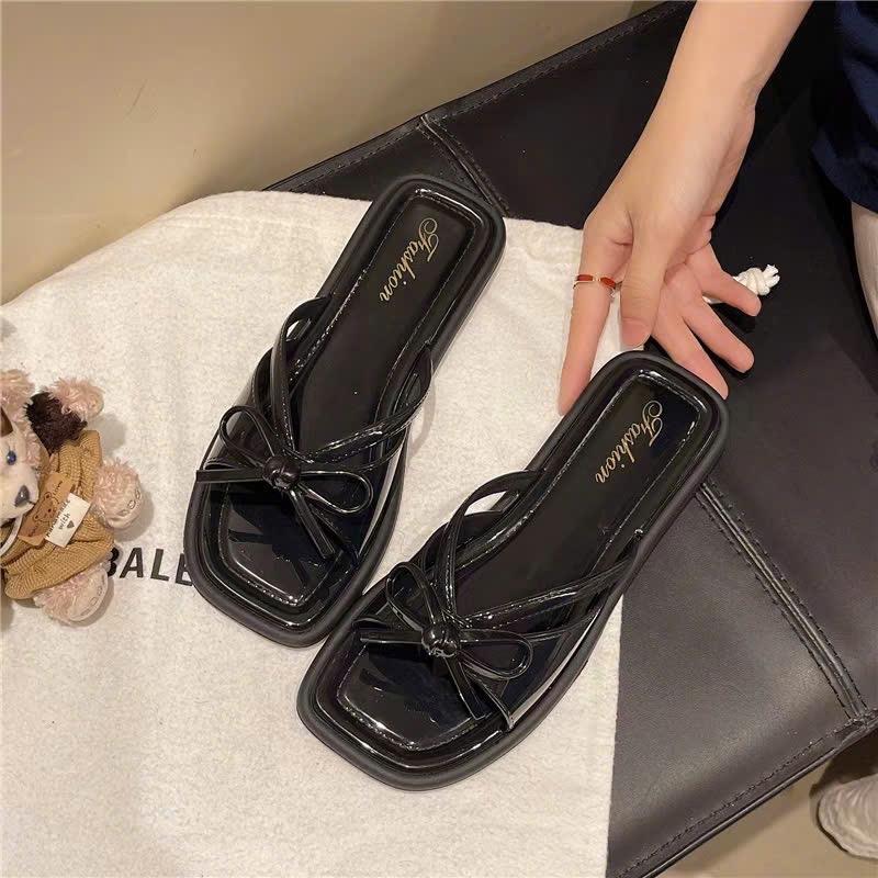 DÉP LÊ NỮ MẪU MỚI THIẾT KẾ NƠ XINH XẮN