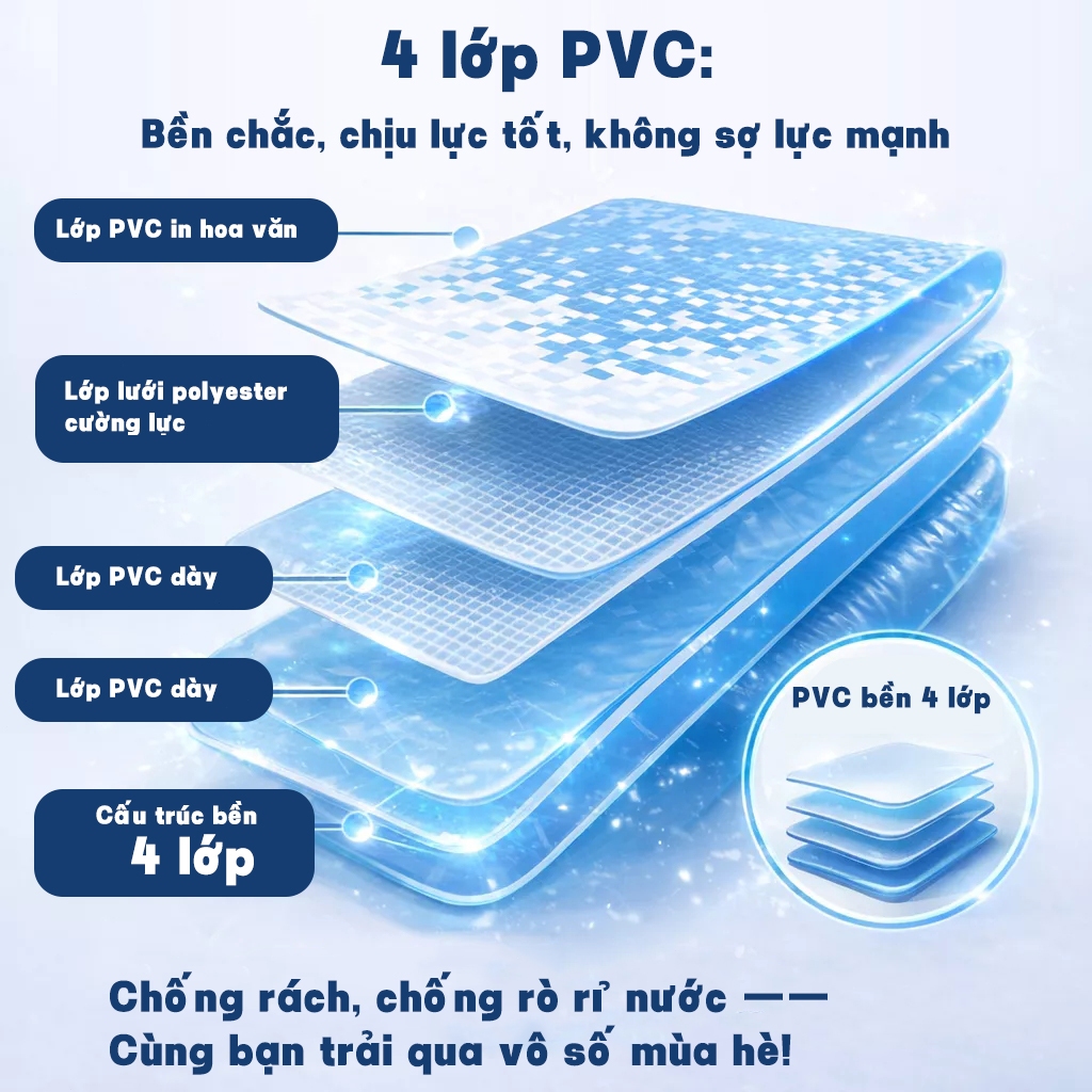 Bể bơi cho bé tại nhà,Bể bơi bơm hơi ngoài trời cho bé,Size lớn cho cả gia đình,kèm bơm,chất liệu dày bền