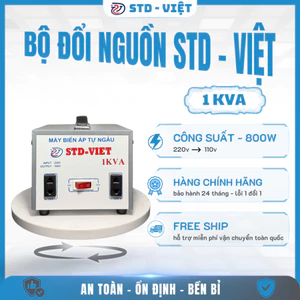 Đổi Nguồn 220V Ra 100V 110V 1KVA (Biến Áp) Dùng Cho Đồ Nhật Nội Địa | Không Nóng Không Ồn | BH 2 Năm