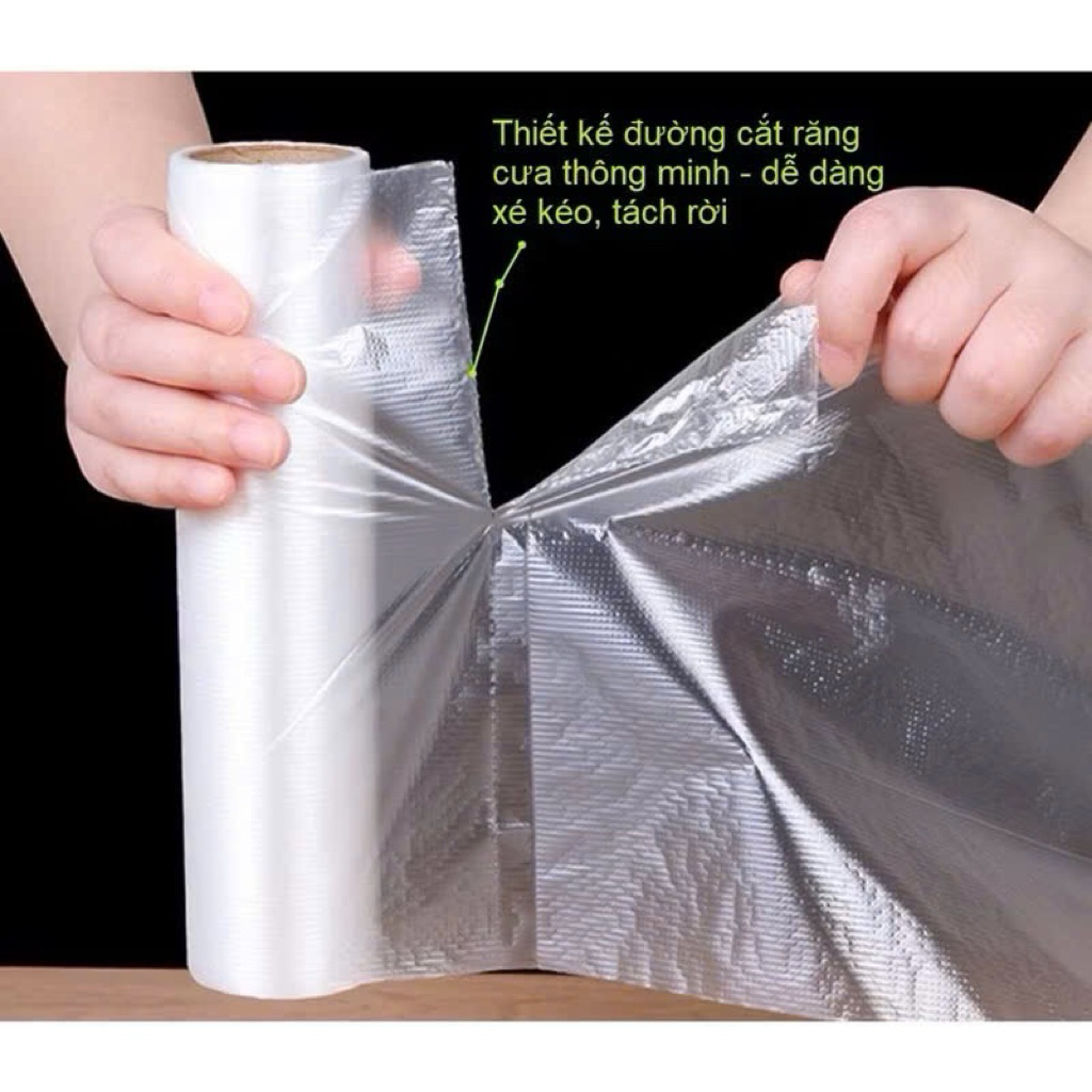 Túi đựng thực phẩm 250gr/cuộn – Túi sinh học, thân thiện – Dùng bảo quản đồ ăn. Nhiều Kích Cỡ - Hàng Chính Hãng Có VAT