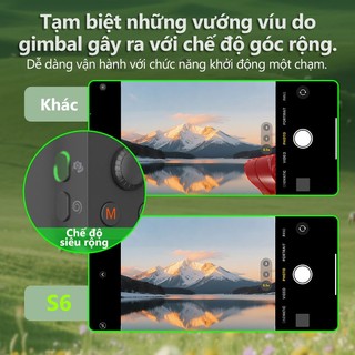 QAML Gậy Selfie Gimbal 3 chân đa năng, chống rung tốt, theo dõi khuôn mặt tự động, dễ dùng cho livestream và quay phim