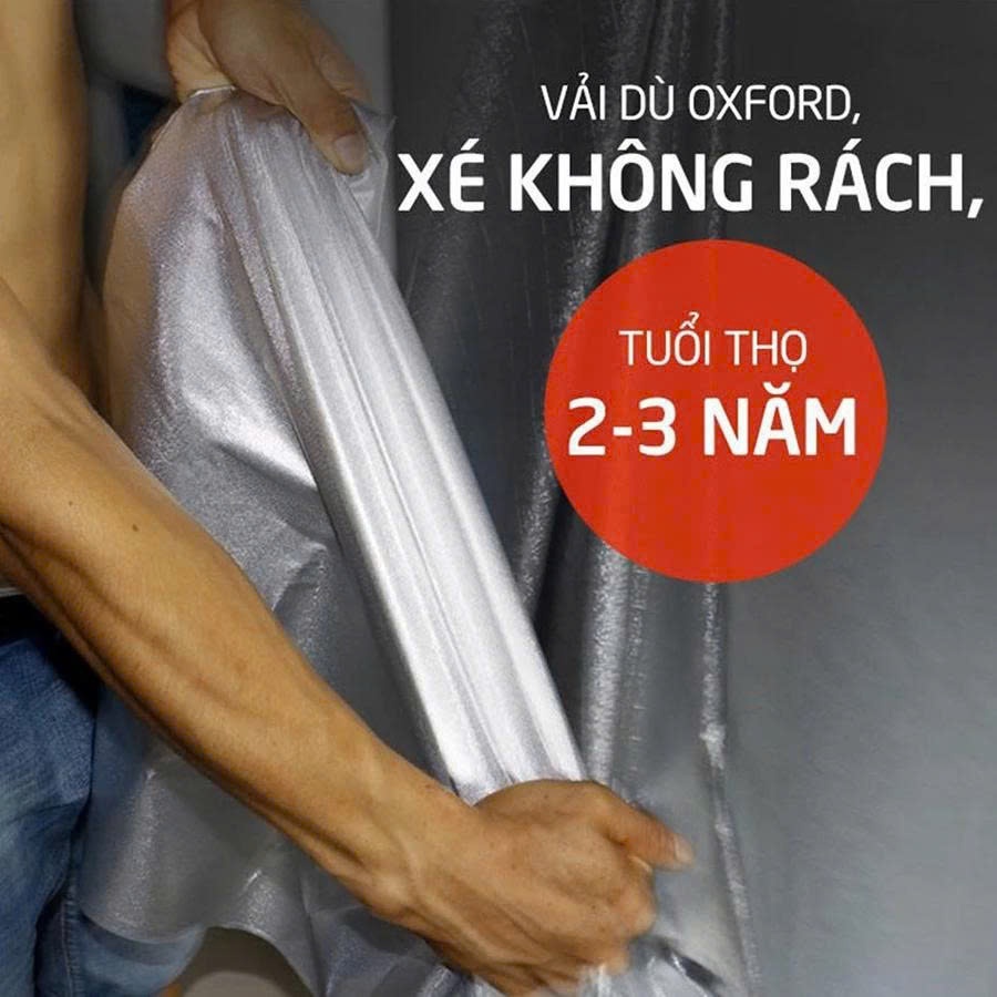 Bạt Phủ Ô Tô Vải Dù Oxford VinFast Limo Green, VFe34, VF3, VF5, VF6, VF7, VF8, VF9 Áo Bạc Che Xe Chống Nóng, Chống Nước