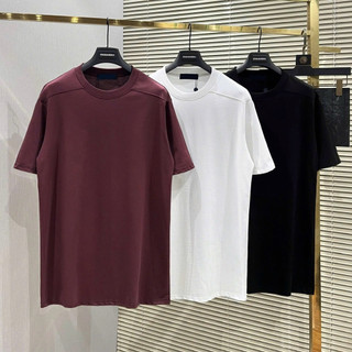 Áo phông trơn nam nữ Premium Cotton PB dày dặn phối may nổi 2 đường viền cầu vai đơn giản basic AP237P