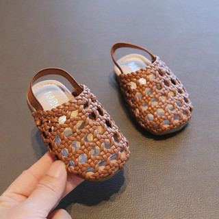 Dép sục đan cói thời trang cho bé trai bé gái (form nhỏ + 1cm)