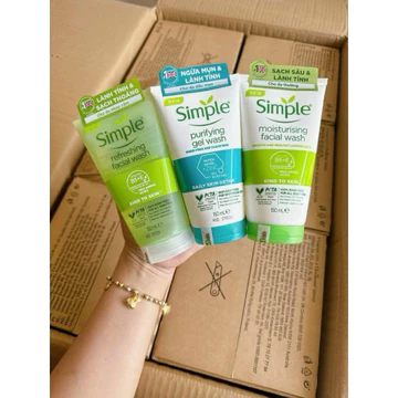 [mua 2 được giá sỉ] sữa rửa mặt, nước tẩy trang, tonner Simple chính hãng