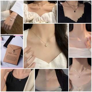Vòng cổ dây chuyền nữ nhiều hình kiểu dáng thanh lịch HaminStore