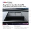 B-FACTORY Khay Tiện Ích Sau Màn Hình Nhựa ABS Cho VinFast VF3 Đen
