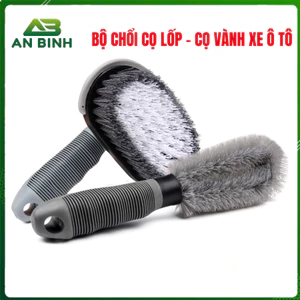Chổi Cọ Lốp Cọ Vành Xe Ô Tô – Chổi Vệ Sinh Lốp Xe Ô Tô Chuyên Dụng Tay Cầm Chắc Chắn, Vệ Sinh Dễ Dàng