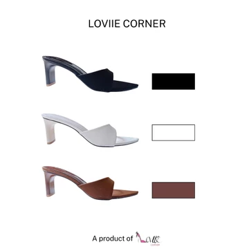 LOVIIECORNER - GUỐC CAO GÓT NỮ MŨI NHỌN SANG CHẢNH - GUỐC NỮ XINH GÓT TRỤ VUÔNG CAO 7CM - D260322 - TH2602
