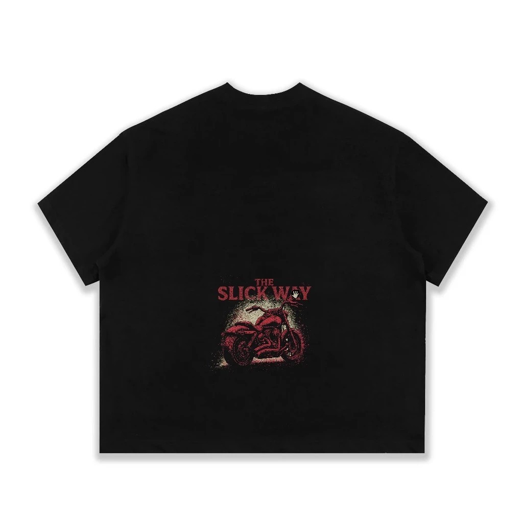 SLICK - Áo Thun Form Big Boxy "HEAVEN-HELL" Cotton 100% - Local Brand THE SLICK WAY UNISEX