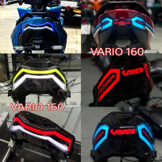 [Vario160] Cụm Hậu Audi Chạy Hiệu Ứng Xinhan Lắp Đặt Cho Dòng Xe Vario160. Full Cụm Về Ráp