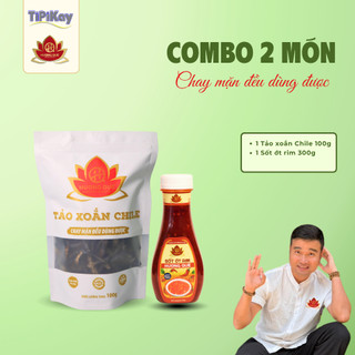 Combo Tảo Xoắn Chile 100g + Sốt Ớt Rim Hương Quê 300g - TiPiKay Shop