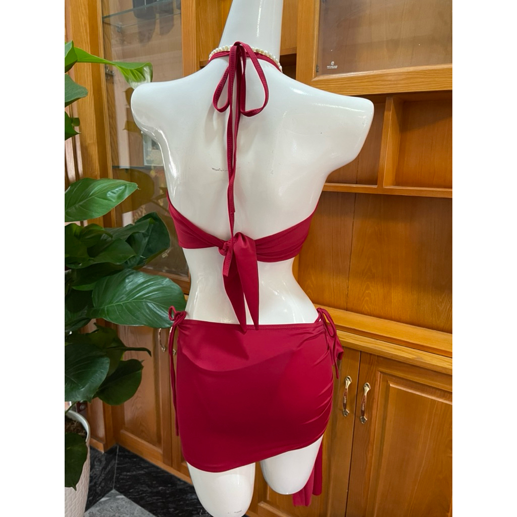 TINA-bikini set 3 mảnh thiết kế kèm bắt mắt .sang xịn