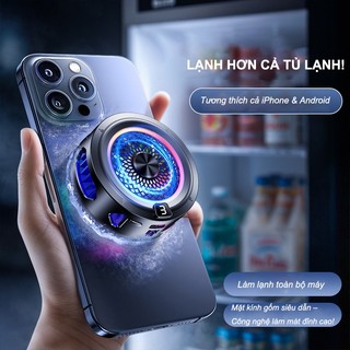 Quạt Làm Mát Điện Thoại Đa Năng - Nam Châm Xoay 360, Chống Trượt, Tối Ưu Cho PUBG Mobile & Free Fire Tản nhiệt nhanh