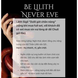 Combo Lilith Love : Quyền Làm Chủ Mối Quan Hệ