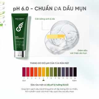 [Combo Sữa Rửa Mặt + Serum Cấp Ẩm Làm Dịu Da] - DAILY EFFECT Daily Cleansing Gel + Daily Skin Serum (120g + 30g)