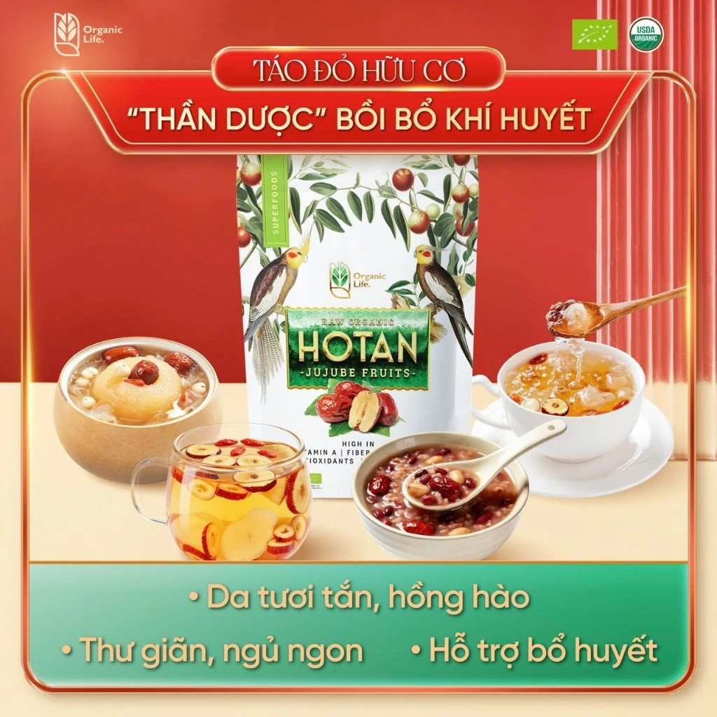 Táo đỏ Tân Cương sấy khô