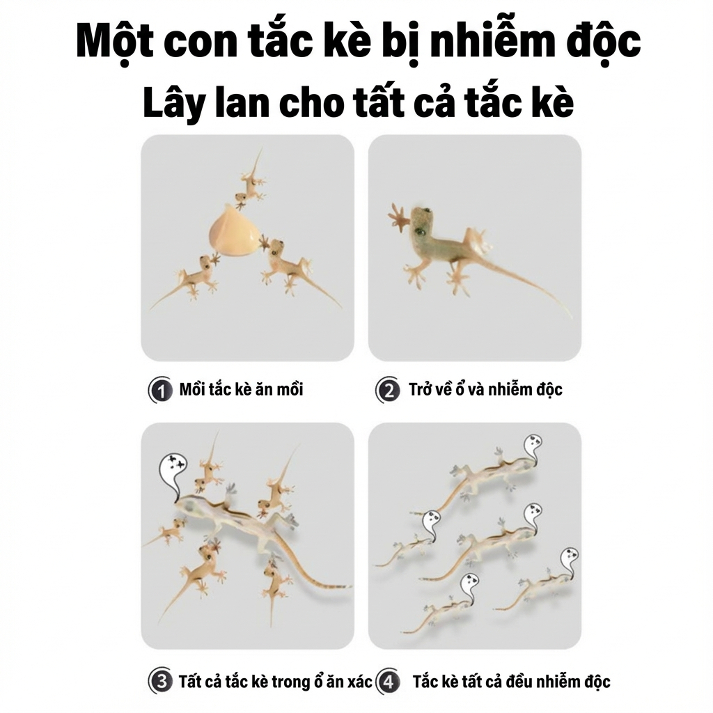 M1T1 thuốc diệt thạch sùng - diệt thằn lằn trong nhà cực hot, thằn lằn tự bỏ chạy