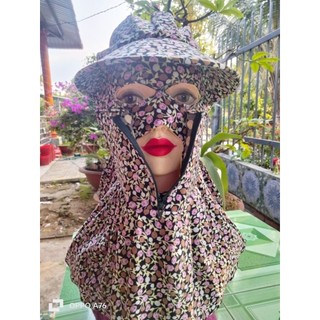 Nón mắt phi kết hợp dây kéo hàng 4 lớp dày dặn chống nắng cực tốt