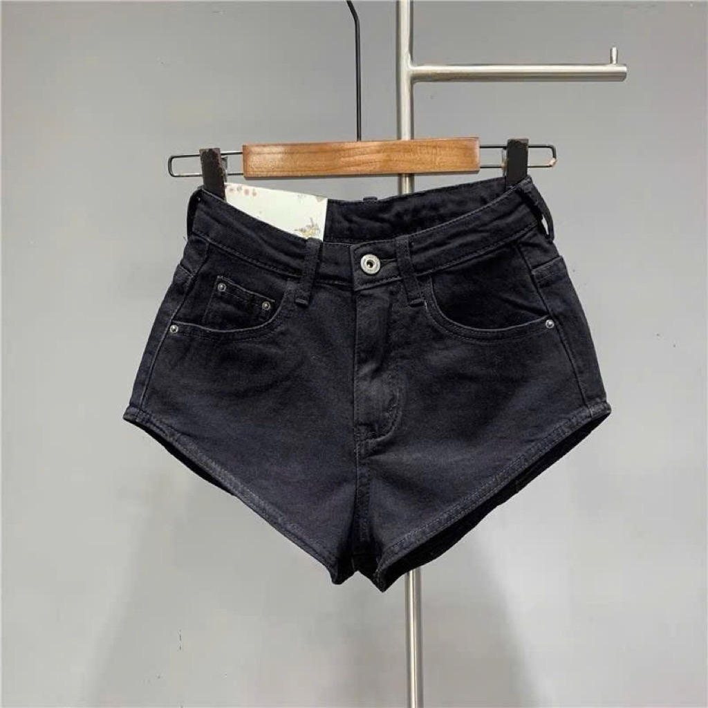 𝒄𝒂𝒎.𝒄𝒍𝒐𝒔𝒆𝒕•Quần Short Jeans Denim Lưng Thấp Dáng Chữ A