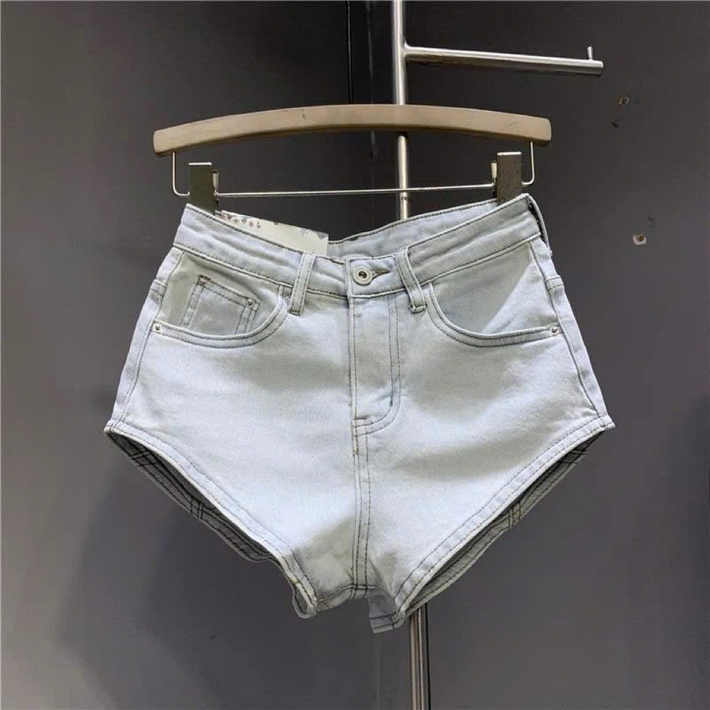 𝒄𝒂𝒎.𝒄𝒍𝒐𝒔𝒆𝒕•Quần Short Jeans Denim Lưng Thấp Dáng Chữ A