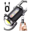 Đèn pin móc khóa LED sạc USB mini đa năng.