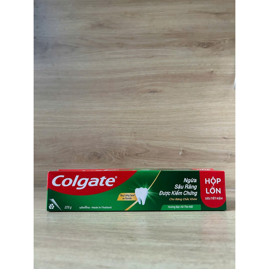 [HSD: 2027] Kem đánh răng Colgate ngừa sâu răng răng chắc khỏe 225g