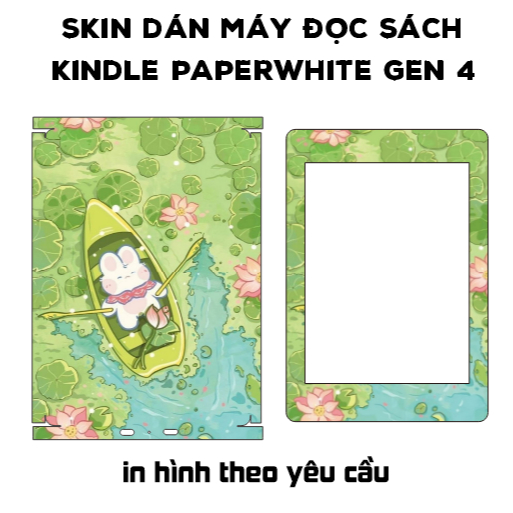 Skin dán máy đọc sách Kindle Paperwhite / Basic / Oasis  in hình theo yêu cầu | Vui lòng gửi ảnh muốn in qua cho shop