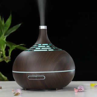 Máy xông tinh dầu búp sen 550ml, máy khuếch tán, tạo ẩm, đuổi muỗi, khử mùi, thơm phòng, ngủ ngon