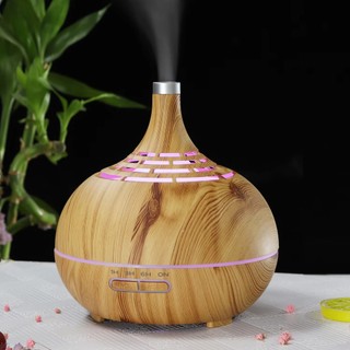 Máy xông tinh dầu búp sen 550ml, máy khuếch tán, tạo ẩm, đuổi muỗi, khử mùi, thơm phòng, ngủ ngon