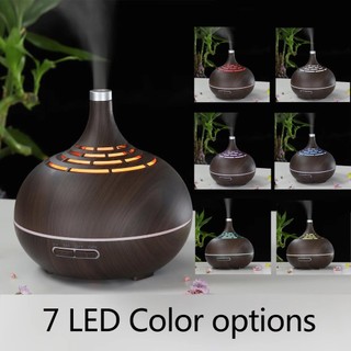 Máy Xông Tinh dầu 550ml, Phun sương, Tạo Ẩm, Đèn Ngủ - Thơm Phòng Ngủ Ngon, Đuổi Muỗi, Khử Mùi Hôi