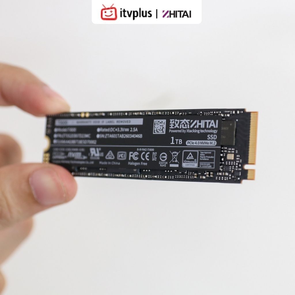 Ổ cứng SSD ZHITAI Ti600 500GB/1TB PCIe 4.0 NVME R7000 W6000 MB/s