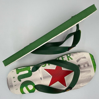 Dép nam Hùng Đào in hình Bia Heineken