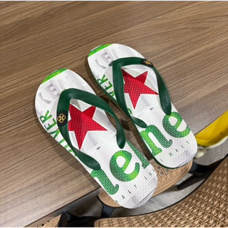 Dép nam Hùng Đào in hình Bia Heineken
